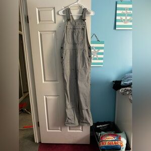 Carhartt Black and White Striped Fabric